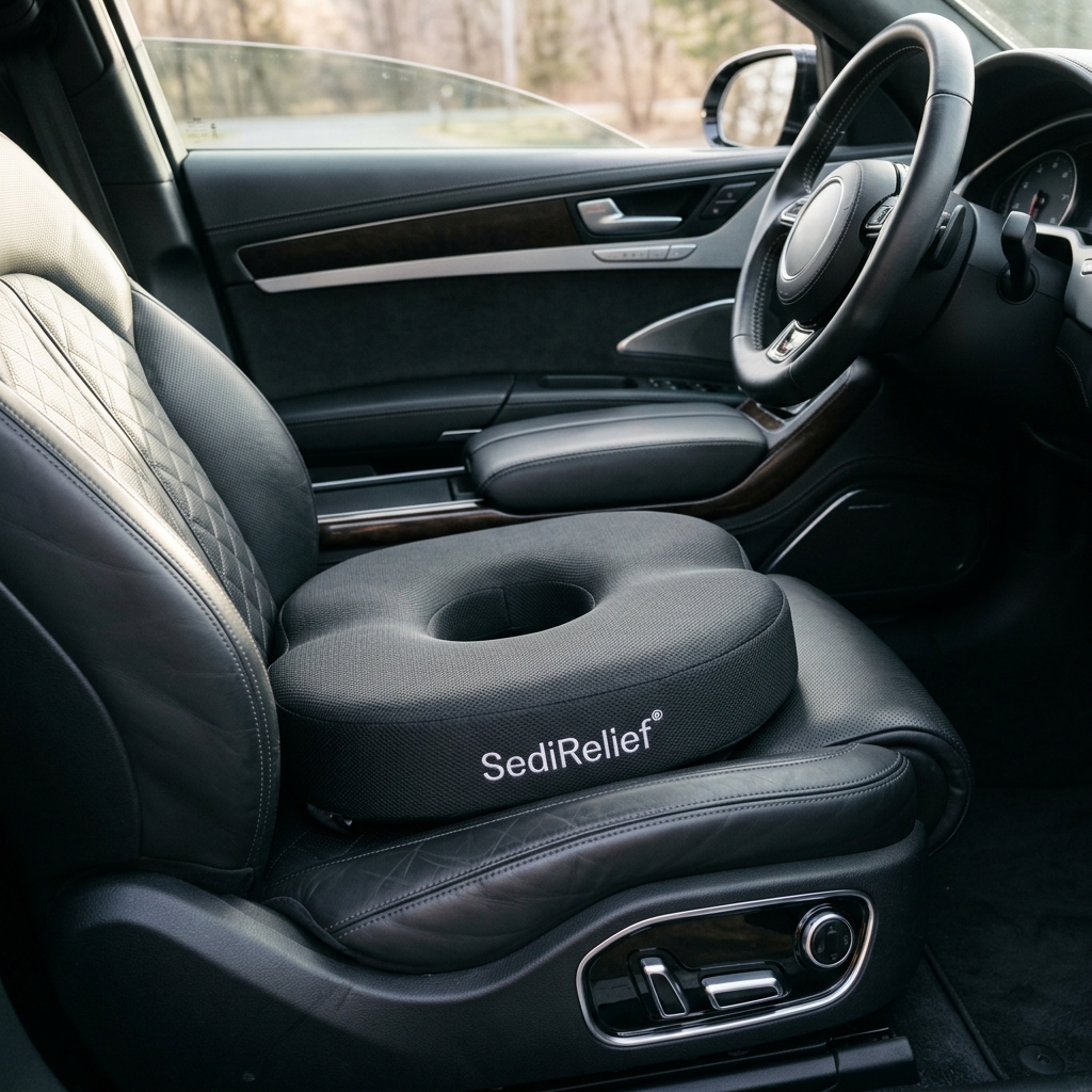 SediRelief az autóban